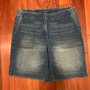 NWT JJill Charleston denim shorts